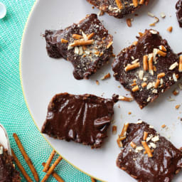 No Bake Protein Brownies