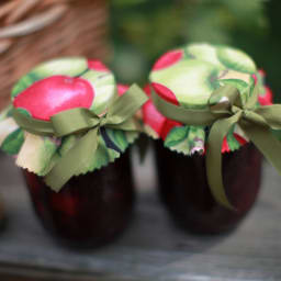 No-Cook Apple Raspberry Jam