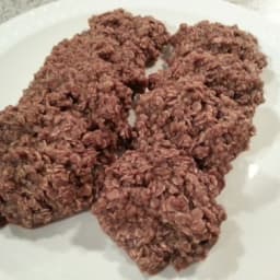 No Bake Oatmeal Cocoa Cookies