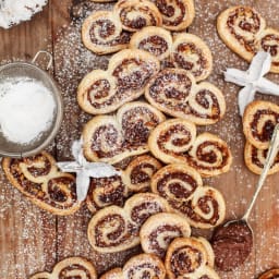 Nutella and Hazelnut Palmiers