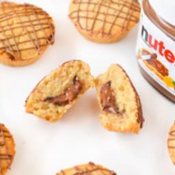 Nutella Stuffed Cinnamon Muffins