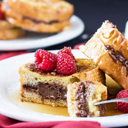 Nutella Stuffed French Toast