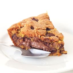 Nutella Stuffed Skillet Cookie
