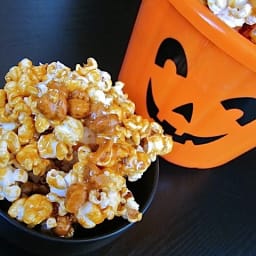 nutty caramel corn