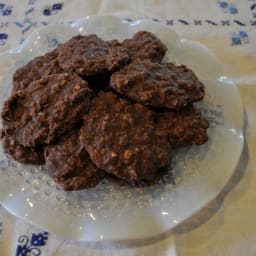 Oatmeal Fudge No Bake Cookies (no butter)