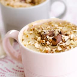 Oatmeal Nutella Mug Cake