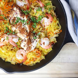 One-Pan Spaghetti Squash Chow Mein (Grain-Free)