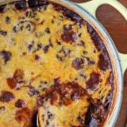 One-Pot Cincinnati Chili Spaghetti Bake