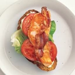 Open-Face Salmon BLTs