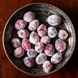 Orange Blossom Candied Cranberries