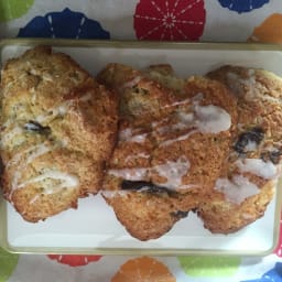 Orange Cream Chocolate Scones