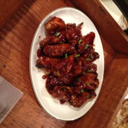 Orange Ginger Honey BBQ wings!