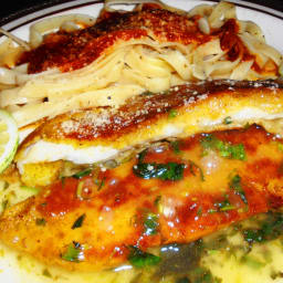 Orange Roughy with Lemon Sauce