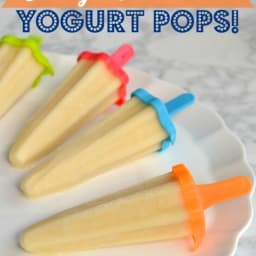 Orange Creamsicle Yogurt Pops