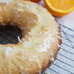 Orange Ricotta Coconut Cake