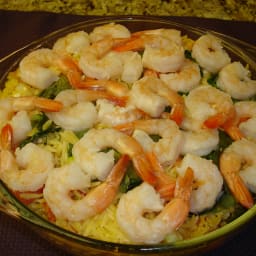 Orzo and Shrimp with Fresh Basil