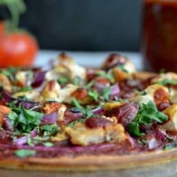 Paleo BBQ Chicken Flatbread