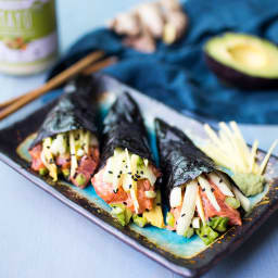 Paleo No Rice Spicy Tuna Rolls