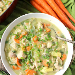 Paleo Whole30 Chicken Pot Pie Soup