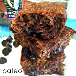 Paleo Zucchini Almond Butter Bars
