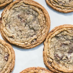 Pan-Banging Molasses Espresso Cookies with Chocolate