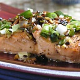 Pan-Roasted Salmon with Black-Bean Garlic Sauce