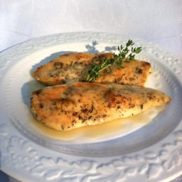 Pan-Seared Chicken with Thyme