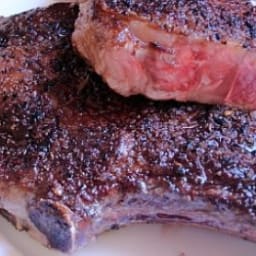 Pan-Seared Rib Eye Steak