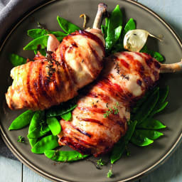 Pancetta Wrapped Chicken Legs 