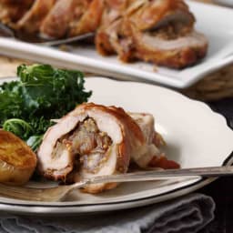 Pancetta-Wrapped Pork Tenderloin with Date Jam