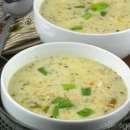 Panera's Copy-cat Instant Pot Chicken and Wild Rice Soup