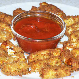 Panko Fried Mozzarella Sticks