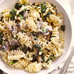 Parmesan and Pepper Kale Pasta