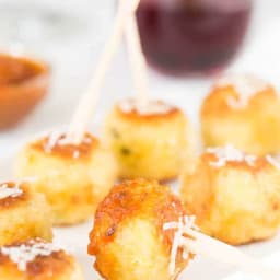 Parmesan Crusted Chicken Meatballs