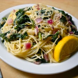 parmesan kale pasta