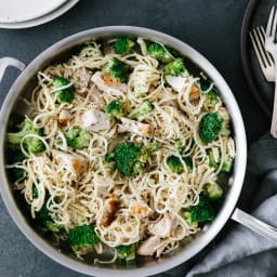 Parsnip Noodle Chicken Alfredo