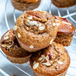 PB Applesauce Mini Muffins