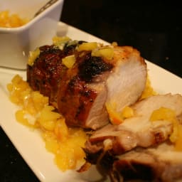 Peach-Chutney Pork Roast