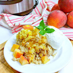 Peach Dump Cake