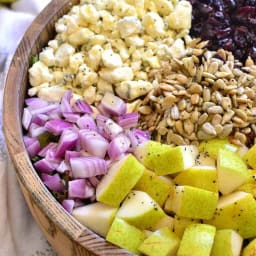 Pear, Walnut & Gorgonzola Salad