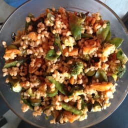 Pearl Barley and Broccoli Salad