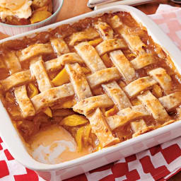 Pecan-Peach Cobbler