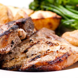 Pepper Rubbed Pork Chops
