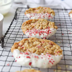 Peppermint Oatmeal Cookies