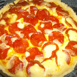 Pepperoni quiche