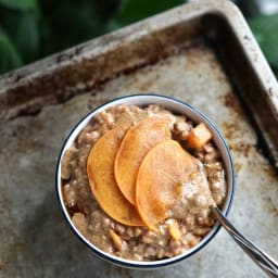 Persimmon Farro Porridge