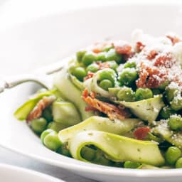 Pesto Asparagus Noodles