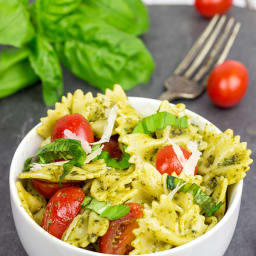 Pesto Pasta with Grilled Chicken