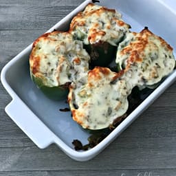 Philly Cheese Steak Stuffed Peppers