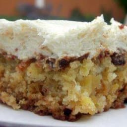 Pineapple Pecan Cake with Cream Cheese Frosting Recipe